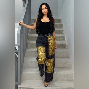 Floral Wide Leg Jeans 💐✨